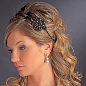 Black Rhodium Headband Headpiece 4024 Black Rhodium Headband Headpiece 4024