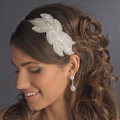 * Silver Ivory White AB Headband Headpiece 4025***Discontinued*** * Silver Ivory White AB Headband Headpiece 4025***Discontinued***