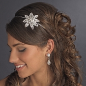Silver Clear Headband Headpiece 620 Silver Clear Headband Headpiece 620