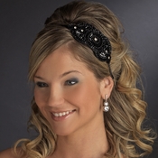 * Black Wedding Headband 4020***Discontinued*** * Black Wedding Headband 4020***Discontinued***