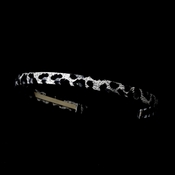 * Black White and Grey Animal Print Headband Headpiece 4017 * Black White and Grey Animal Print Headband Headpiece 4017