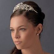 Floral Bridal Tiara HP 7532 Floral Bridal Tiara HP 7532