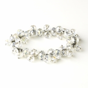 Clear AB Flower Bracelet 7617 Clear AB Flower Bracelet 7617