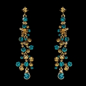 Earring 938 Gold Turquoise Earring 938 Gold Turquoise