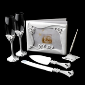 Charming Love Toasting Flutes, Cake Server, Guestbook & Pen Set***Guestbook No Longer Available*** Charming Love Toasting Flutes, Cake Server, Guestbook & Pen Set***Guestbook No Longer Available***