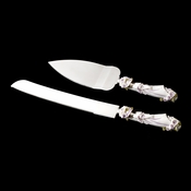 Pink 'Sweet 15' Girl Wedding Cake Server Set 100 Pink 'Sweet 15' Girl Wedding Cake Server Set 100