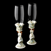 Blue 'Sweet 15' Girl Wedding Toasting Champagne Flutes Blue 'Sweet 15' Girl Wedding Toasting Champagne Flutes