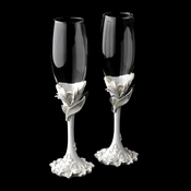 Blossom Wedding Toasting Champagne Flutes Blossom Wedding Toasting Champagne Flutes