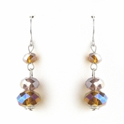 * Topaz AB Dangle Earring Set 7619 * Topaz AB Dangle Earring Set 7619