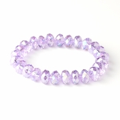 * Rose Pink 10mm Stretch Bracelet 7613 * Rose Pink 10mm Stretch Bracelet 7613