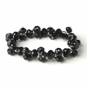 Black Flower Bracelet 7617 Black Flower Bracelet 7617