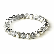 Silver 10mm Stretch Bracelet 7613 * Discontinued * Silver 10mm Stretch Bracelet 7613 * Discontinued *
