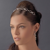 * Crystal Flower Swirl Bridal Headband HP 8224 ***Discontinued*** * Crystal Flower Swirl Bridal Headband HP 8224 ***Discontinued***