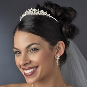 Freshwater Pearl and Swarovski Crystal Bridal Tiara HP 7048 Freshwater Pearl and Swarovski Crystal Bridal Tiara HP 7048