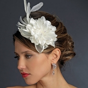 Ivory Side Accented Flower Bridal Headband HP 941 Ivory Side Accented Flower Bridal Headband HP 941