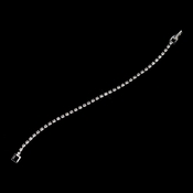 Silver Clear 1-Row Tennis Bracelet 0744 Silver Clear 1-Row Tennis Bracelet 0744
