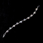 Silver AB & Clear Marquise Rhinestone Bracelet 9344 Silver AB & Clear Marquise Rhinestone Bracelet 9344