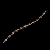 Silver Topaz & Clear Marquise Rhinestone Bracelet 9344 Silver Topaz & Clear Marquise Rhinestone Bracelet 9344