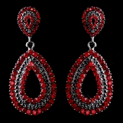 Antiques Silver Red Rhinestone Earrings 1056***Discontinued*** Antiques Silver Red Rhinestone Earrings 1056***Discontinued***