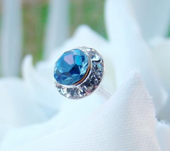 Blue Bouquet Accenting Jewelry Blue Bouquet Accenting Jewelry