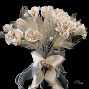 Bridal Wedding Bouquet 243 White, Rum, Ivory, Pink Bridal Wedding Bouquet 243 White, Rum, Ivory, Pink