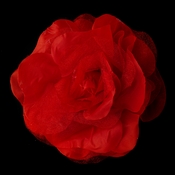 * Red Flower Hair Clip 482 * Red Flower Hair Clip 482
