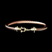 Rose Gold Clear Cuff Bracelet 8861 Rose Gold Clear Cuff Bracelet 8861