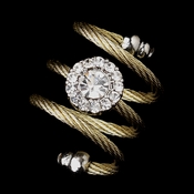 Charming Coil Gold Clear Ring 55 Charming Coil Gold Clear Ring 55
