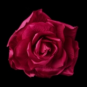 * Fuchsia Flower Bridal Hair Clip with Brooch Pin 428 * Fuchsia Flower Bridal Hair Clip with Brooch Pin 428