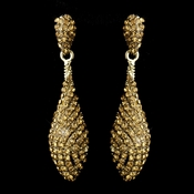 Gold Topaz Pave Rhinestone Dangle Bridal Earrings 8659 ***Discontinued*** Gold Topaz Pave Rhinestone Dangle Bridal Earrings 8659 ***Discontinued***