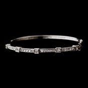 Silver CZ Bangle Bracelet 6544 Silver CZ Bangle Bracelet 6544