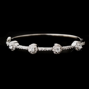 Silver CZ Bangle Bracelet 6564 Silver CZ Bangle Bracelet 6564