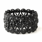 Jet Black Wide Bowtie Stretch Bracelet 8699 **Discontinued** Jet Black Wide Bowtie Stretch Bracelet 8699 **Discontinued**