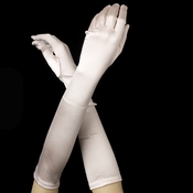 Satin Bridal Bridesmaid Gloves - Pink Satin Bridal Bridesmaid Gloves - Pink