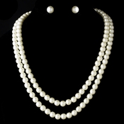 Necklace Earring Set 10769 Gold Ivory Necklace Earring Set 10769 Gold Ivory
