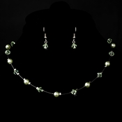 Silver Mint Necklace Earring 7220 Silver Mint Necklace Earring 7220