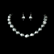Necklace Earring Set 8325 Silver Necklace Earring Set 8325 Silver