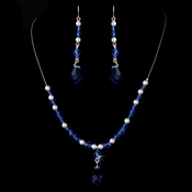 Necklace Earring Set NE 8354 Blue Necklace Earring Set NE 8354 Blue