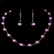 Necklace Earring Set NE 8355 Amethyst Necklace Earring Set NE 8355 Amethyst