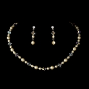 Necklace Earring Set NE 8365 Silver Ivory Necklace Earring Set NE 8365 Silver Ivory