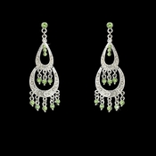 * Earring 804 Silver Green * Earring 804 Silver Green