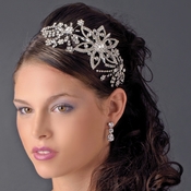 Vintage Style Silver or Antique Side Accent Headband HP 9997 Vintage Style Silver or Antique Side Accent Headband HP 9997