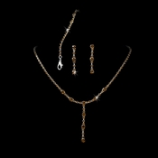 * Sparkling Brown Jewelry Set NEB 322 * Sparkling Brown Jewelry Set NEB 322