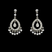 Silver Chandelier Earrings E6191-S Silver Chandelier Earrings E6191-S
