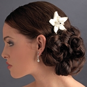 Starfish Orchid Style Bridal Comb with Crystals Comb 8130 Starfish Orchid Style Bridal Comb with Crystals Comb 8130