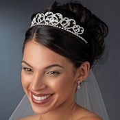 * Silver Plated Bridal Headband HP 3206 * Silver Plated Bridal Headband HP 3206