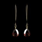 Earring 1030 Gold Red Earring 1030 Gold Red