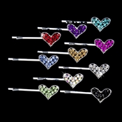 Wonderful 24 Piece Heart Rhinestone Bobby Pin Set in Assorted Colors BPS 2064 Wonderful 24 Piece Heart Rhinestone Bobby Pin Set in Assorted Colors BPS 2064