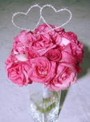 Crystal Heart Bouquet Jewelry BQ-221-Heart Pick Crystal Heart Bouquet Jewelry BQ-221-Heart Pick