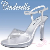 * Cinderella Adult Size Formal Evening Shoes * Cinderella Adult Size Formal Evening Shoes